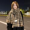 Bufanda para Invierno Estudiantes Chicas de Preparatoria Chicas de Secundaria Sentido Otoño e Invierno Bufanda a Cuadros para Hombres Estilo Japonés Engrosada Cálida