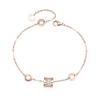 Pulseira Clássica de Prata de Lei S925, Moda Pequena Masculina, Cintura, Nicho, Luxo Leve, Design de Alto Senso, Joias Femininas, Atacado de Fábrica