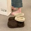 Botas de nieve para mujer estilo noreste, modelo nuevo 2026, con forro de felpa añadido y suelas engrosadas, que cuentan con una suela gruesa y antideslizante para mayor calidez y comodidad, y un diseño corto estilo Birkenstock