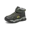 Zapatos de algodón gruesos de venta caliente transfronterizos para niños, nuevo estilo de invierno para niños, zapatos deportivos para exteriores, botas de algodón para niños personalizadas de fábrica