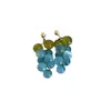 Las Uvas Están Maduras~ Pendientes de Cuentas de Uva Dopamina de Verano para Mujer, Pendientes de Gama Alta Nicho Estilo Ins
