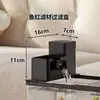 Aquário de plástico HD transparente para aquários Micro Landscape Office Pequeno aquário para peixes dourados Sala de estar pequena Tanque para tartarugas domésticas