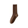 Calcetines de felpa de algodón puro para niñas de otoño e invierno, Desodorantes y absorbentes de sudor 10A Calcetines antibacterianos y desodorantes para mujer, Medias de color liso absorbentes de sudor para mujer hasta la pantorrilla