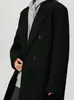 Chegada Nova Inverno 2026 Casaco de Lã de Comprimento Médio Marca Tendência Masculina Estilo Coreano High-End Solto Casual Versátil Outerwear