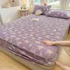 Nueva funda de cama acolchada de terciopelo de leche engrosada clase A, cálida de invierno, agradable al tacto, sábana, juego completo de tres piezas para estudiante