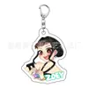 Grupo de K-Pop Femenino Op Mimi La Colgante de Caza de Acrílico Merchandising Llavero de Doble Cara Fan de Zoe Kp