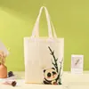 Bolsa de Lona con Dibujos en Stock, Personalizable, Engrosada, Bolsa de Lona de Gran Capacidad, Bolso de Hombro, Se Puede Imprimir con Logo, Bolsa de Compras