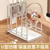 Estante para tapas de ollas de acero inoxidable, estante de almacenamiento de cocina para encimera, estante para tablas de cortar, tabla de cortar, espátula, soporte para tablas de cortar, estante de almacenamiento