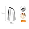 Boquilla de acero inoxidable tamaño XXL para tubería, boquilla para hojaldre, boquilla para crema de pastel, herramienta para hornear, galleta sin costuras