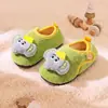 Zapatillas de algodón para bebé Little Deer Mili de 1 a 3 años, estilo otoño e invierno, suela suave, antideslizantes, talón cerrado, zapatillas de casa de dibujos animados para niños