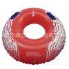 Personalización del fabricante: Anillo de remolque inflable de PVC para una persona Anillo de esquí acuático Anillo de esquí acuático para una persona con cubierta de tela Remolque para surf acuático