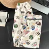 Nuevo Pijama Lindo de Moda Estilo Coreano Shin-Chan Tallas Grandes para Mujer, Estilo Primavera y Verano, Se Puede Usar Afuera, Conjunto de Tres Piezas de Ropa para el Hogar de Corte Holgado
