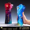 Color nuevo trofeo de cristal colorido haciendo estrella de cinco puntas vela corona competencia aniversario recuerdos mayoreo y menudeo
