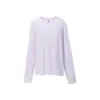 Roupas Masculinas Jie Zhan Camiseta de manga comprida macia e elástica, nova coleção outono 2026, tecido modal amigo da pele, confortável e respirável, unissex