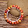 Pulsera tejida a mano de hueso de yak del Tíbet, DIY, pezuña de burro, accesorios de asta de ciervo para atraer la riqueza, estilo tibetano, cuentas de hueso con pátina, venta al por mayor