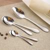 Venta al por mayor del fabricante Serie 1012 Vajilla de Acero Inoxidable Cucharas Puntiagudas, Cucharas para Arroz, Cucharas de Sopa para el Hogar, Cucharas para Comer, Se Puede Añadir Logo