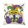 Funda de Almohada Carnaval Brasileño Amazon Decoración Fiesta Festival Sala de Estar Sofá Funda de Cojín Estampado de Lino