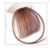 Peluca de flequillo de aire para mujer, ligera, natural, frontal, esponjosa, con flequillo Qi, lámina de reedición sin dejar rastro, cabello real, cejas
