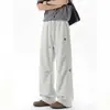 Pantalones de Chándal Charles con Estampado a Cuadros en Forma de Corazón, Patchwork, Unisex, Verano, Modernos, Resistentes, Versátiles, Pantalones Casuales con Efecto de Caída, Pantalones de Pierna Ancha