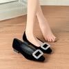 Zapatos Homólogos de Uva Mom de Alta Calidad, Zapatos de Otoño con Pedrería, Zapatos Planos para Niñas, Suelas Suaves para Mujer, Cómodos y No Cansan los Pies