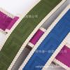En stock, cinta de jacquard de poliéster de 5 cm de ancho con borde de bloqueo, laberinto grande, estilo étnico, cinta tejida, caja, bolso, cinturón con acabado ecológico.