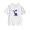 Camiseta de algodón puro de manga corta con cuello redondo color albaricoque para mujer, novedad de verano, estampado de gato de dibujos animados, moderna, versátil, top casual holgado