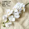 7 Cabezas Phalaenopsis de alta calidad mano Hidratante Pegamento suave para mostrar veta Phalaenopsis flor artificial flor falsa suave comercio exterior transfronterizo