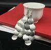 Aretes Gotas de Lluvia Aretes de Fábrica de Baño de Metal Europa y América Exagerados Vestido de Banquete Aretes AliExpress Transfronterizo