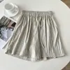 Shorts Casuales Plisados Holgados para Mujer, Delgados, Frescos, Cómodos, de Pierna Ancha, Pantalones Frescos, Adelgazantes, Combinan con Todo, para Caminar con Pereza, Pantalones Cortos Hot