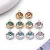 Estilo océano aceite de goteo estrella de mar concha aleación colgante DIY aretes collar accesorios de joyería dijes paquete de materiales al por mayor