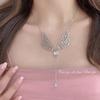 Corea del Sur nuevo collar de mariposa colorido nuevo estilo étnico chino cadena de clavícula de mariposa ins moderno temperamento súper hada celebridad de internet