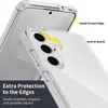 Producto Nuevo de Fábrica S25Fe Transparente Anti-Rayones Dos en Uno Funda para Teléfono Móvil Anti-Caídas Engrosada Sm Galaxy Funda Protectora