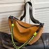 Saco de pano de nylon Mulheres de grande capacidade 2023 Nova moda outono ombro Crossbody Bag High-end sentido explosivo saco de bolinho