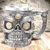 Copo de Vinho Personalizado Estilo Vintage Criativo e Elegante Taça Cabeça de Fantasma Copo de Aço Inoxidável para Whiskey Copo de Vinho Tinto para Bar