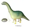 Nuevo Globo de Película de Aluminio de Dinosaurio Caminante Lindo Serie de Dinosaurios Pequeños Jurásicos Globo de Helio Juguete para Niños Fiesta