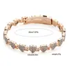Pulseira Magnética Popular Europeia e Americana Transfronteiriça, Coração de Pêssego Fashion e Luxuoso Cheio de Diamantes, Pulseira Magnética de Liga de Uma Fileira para Casal