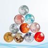 Adesivos Magnéticos Cristal Geladeira Venda por atacado Planeta Criativo Vidro Geladeira Adesivos Magnéticos Adesivos Magnéticos Round Note Board Adesivos Magnéticos