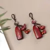 Llavero de Coche de Ciervo de Gama Alta Premium, Seguro y Propicio, para Hombres y Mujeres, Lanyard Llavero de Buena Suerte