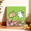 30*30 paisaje de campo pintura al óleo digital DIY pintado a mano escena callejera cafetería pintura decorativa acrílica en stock al por mayor