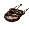 Accesorios de moda populares en Europa y América, pulseras tejidas multicapa personalizadas, soporte para venta al por mayor transfronteriza