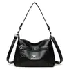2026 Nueva Bolsa de Comercio Exterior para Mujer Piel Suave Bolsa para Madres Bolso de Hombro Cruzado Bolso Simple y Elegante para Mujeres de Mediana Edad