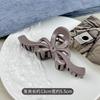 Presilha de Cabelo com Laço para Mulheres 2026 Novo Estilo Elegante Presilha de Tubarão Pente Grande para Penteados de Coque Toque de Luxo Presilha de Cabelo para a Parte de Trás da Cabeça