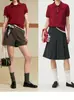 Suéter pulôver de manga curta com gola pequena, moda casual versátil, suéter irregular