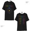 2025Coldplay Moon Music Camiseta Igual Estampada Top Igual Manga Corta Alrededor Gira Hong Kong