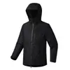 Chaqueta morada Kongshan Yu para mujer, nueva chaqueta tres en uno a prueba de viento e impermeable para personas menudas, ropa de montañismo para hombre