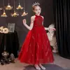 Vestido para Niñas 2026 Nuevo Estilo Disfraz de Piano para Niñas Vestido de Princesa Anfitrión Elegante Temperamento Falda Tutú de Pasarela
