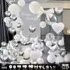 Decoraciones para fiestas de cumpleaños con globos, diseño de escenas, fondo, decoración de paredes, suministros, paquete de sensación premium, traje de comercio exterior