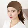 Diadema de punto de ala ancha estilo coreano para lavarse la cara con cordón, pañuelo para la cabeza cálido simple, diadema, gorro de moda para el posparto, accesorios para cubrir el cabello blanco