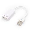 Tarjeta de sonido USB externa sin controlador adaptador de tarjeta externa computadora externa convertidor de auriculares para portátil tarjeta de sonido independiente