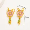 Banho de Ouro Real 18K Corrente de Extensão Estilo Chinês Ouro Antigo Gotejamento de Óleo Corrente de Conexão para Pulseira Colar Acessórios DIY Acessórios